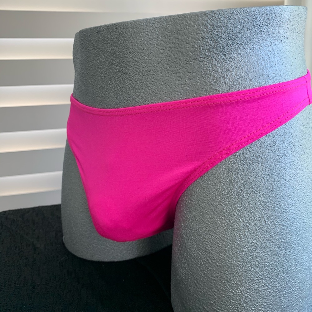 Neon Glo -Skimp/Pose Swim Brief  #369 -Hot Pink*